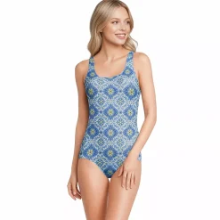 Women's Tugless Low Leg One Piece Swimsuit