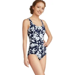 Women's Tugless Low Leg One Piece Swimsuit