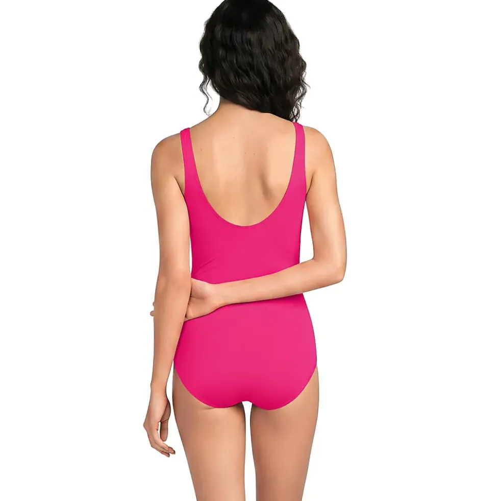 Women's Tugless Low Leg One Piece Swimsuit
