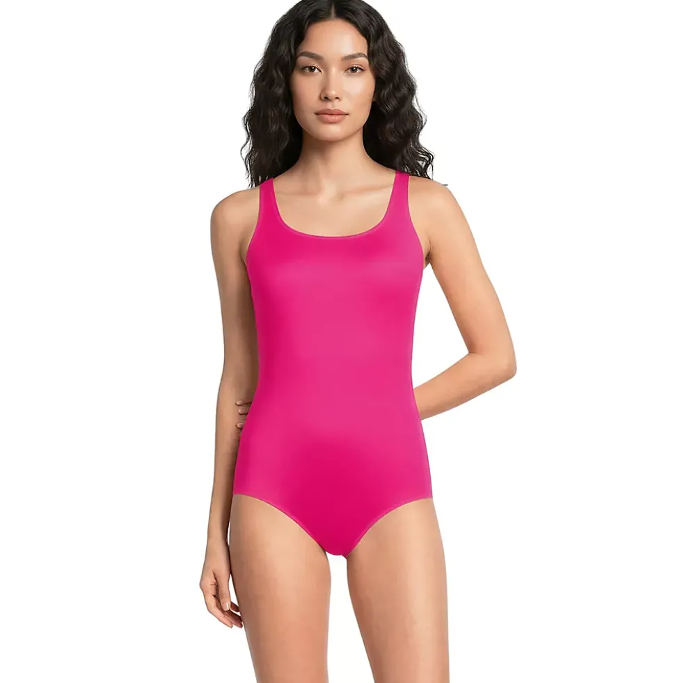 Women's Tugless Low Leg One Piece Swimsuit