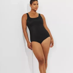 Women's Tugless Low Leg One Piece Swimsuit