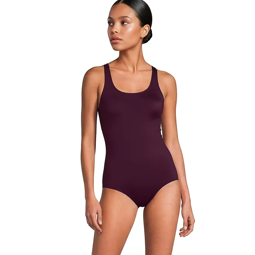 Women's Tugless Low Leg One Piece Swimsuit