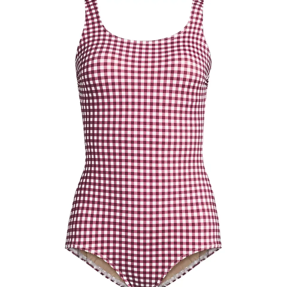 Women's Tugless Low Leg One Piece Swimsuit