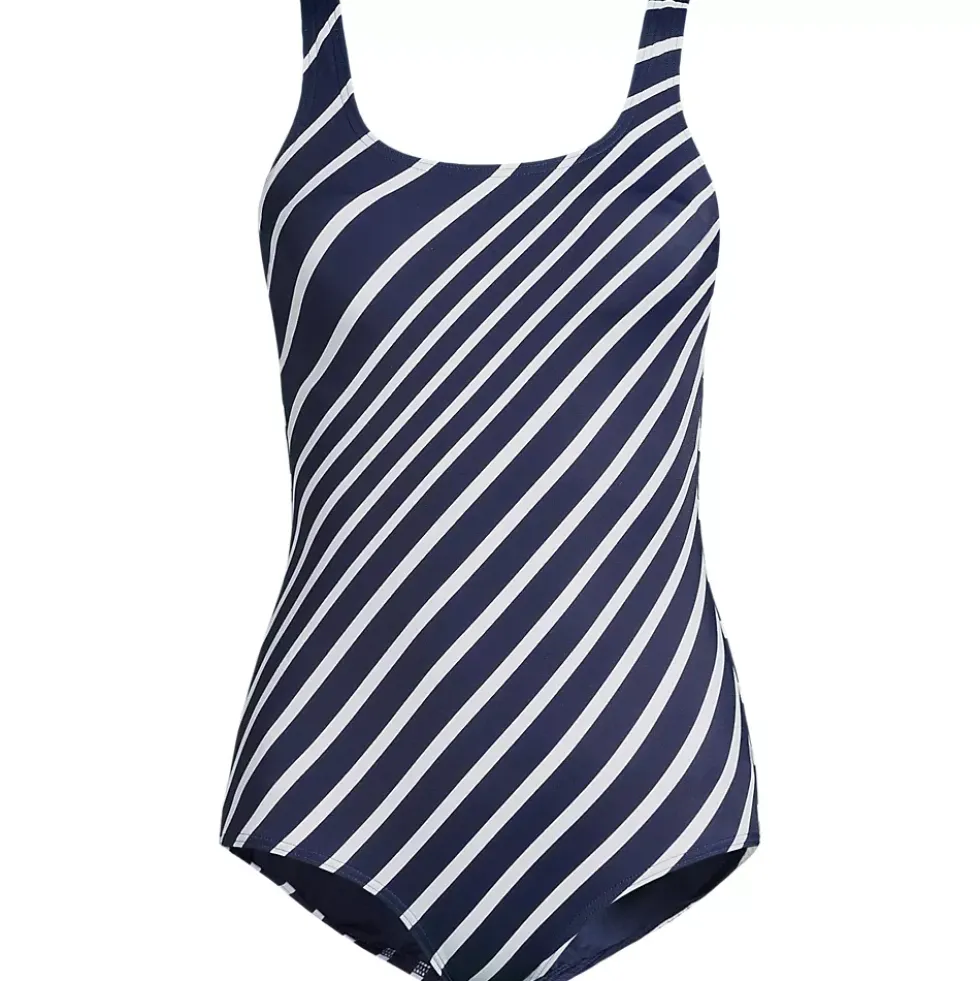 Women's Tugless Low Leg One Piece Swimsuit