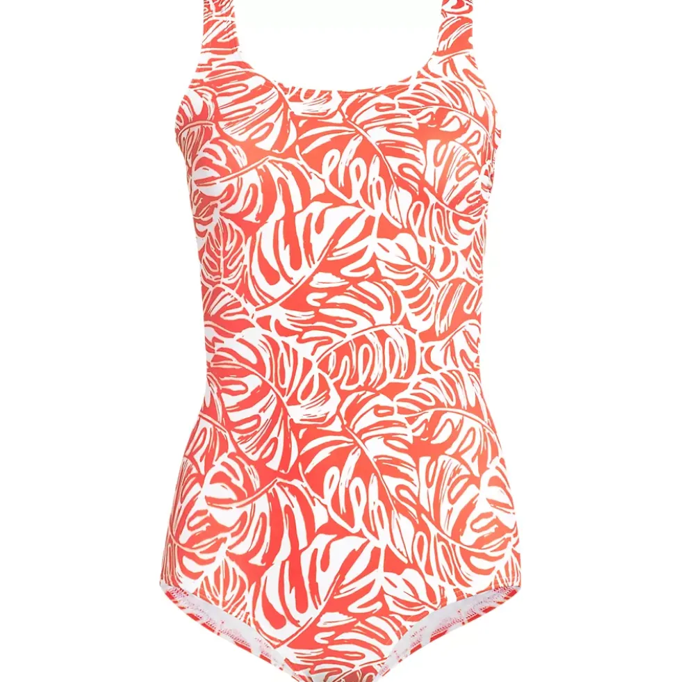 Women's Tugless Low Leg One Piece Swimsuit