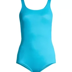 Women's Tugless Low Leg One Piece Swimsuit