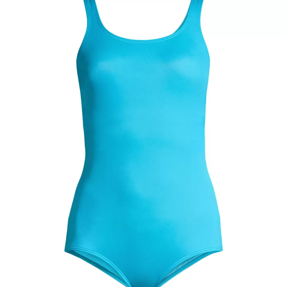 Women's Tugless Low Leg One Piece Swimsuit