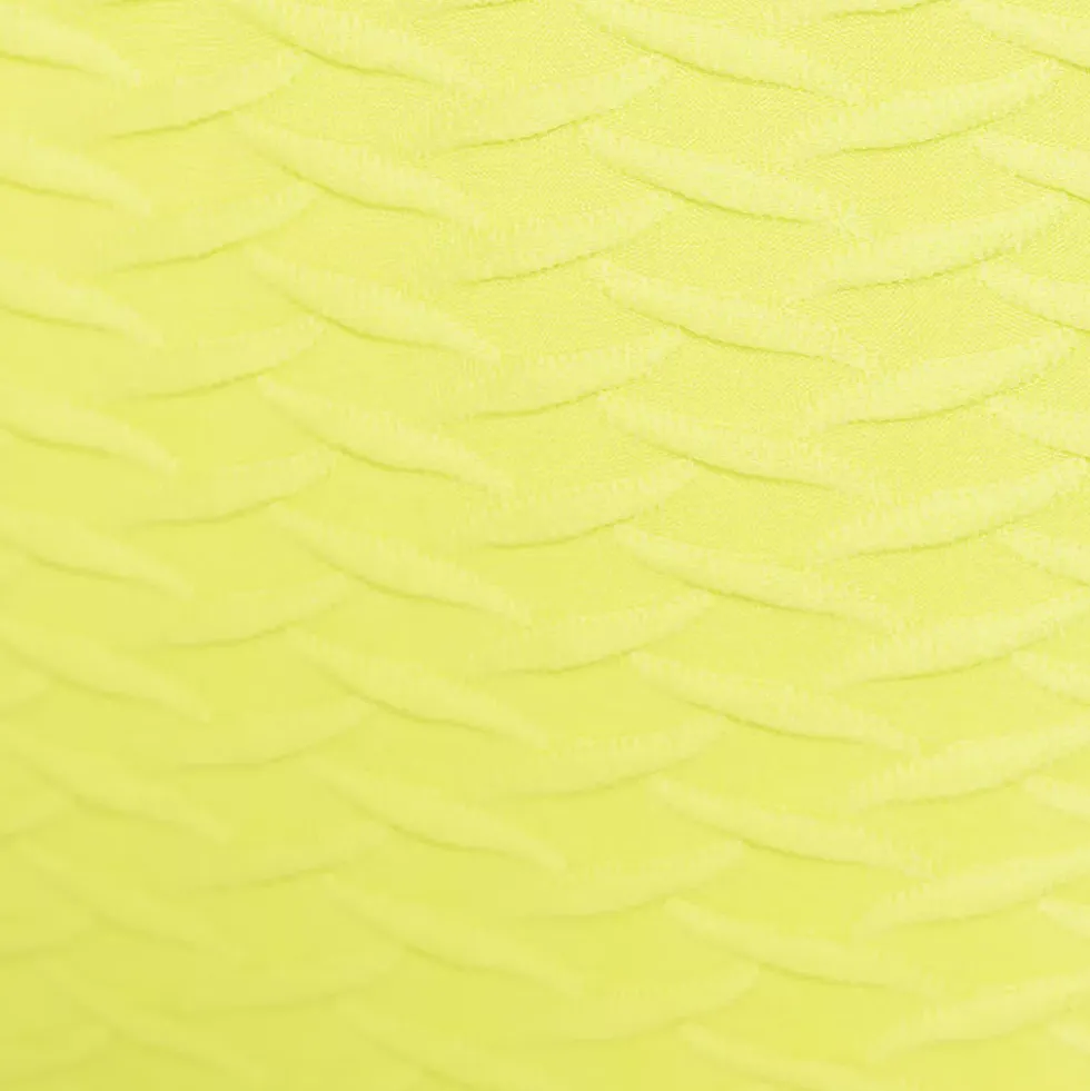 Women's Tugless Low Leg Textured One Piece Swimsuit