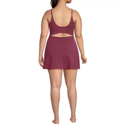 Women's Tugless Monokini Swim Dress Swimsuit