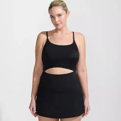 Women's Tugless Monokini Swim Dress Swimsuit