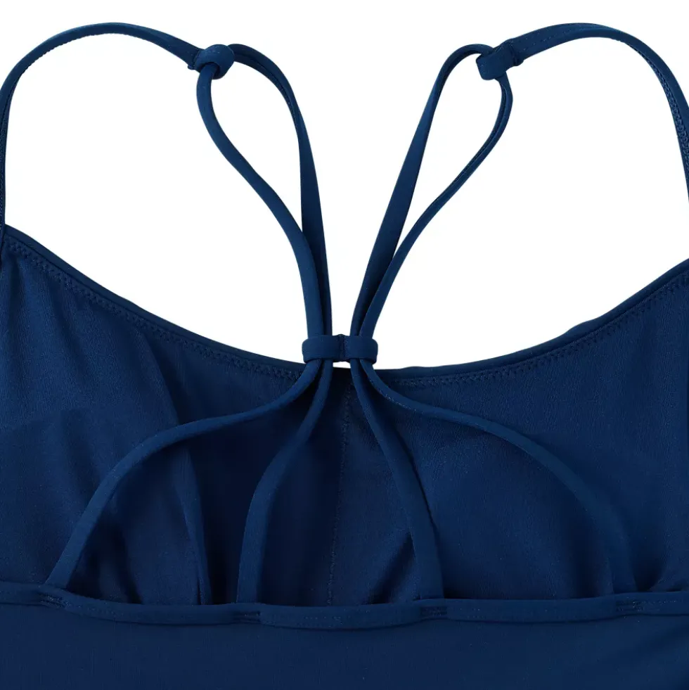 Women's Tugless QuickDry Adjustable Strappy Back Tankini Top