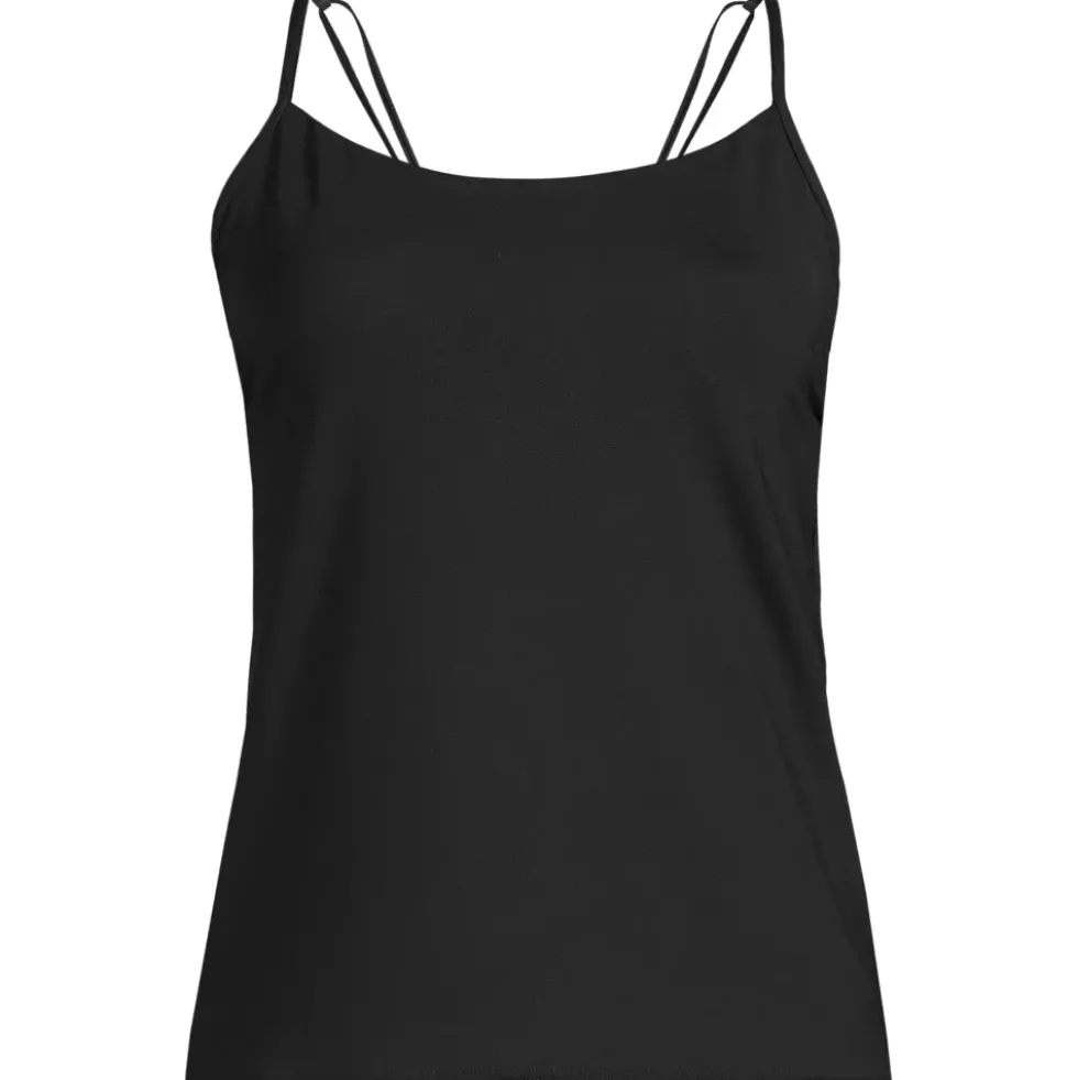 Women's Tugless QuickDry Adjustable Strappy Back Tankini Top