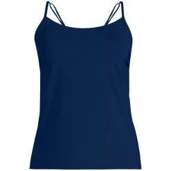 Women's Tugless QuickDry Adjustable Strappy Back Tankini Top
