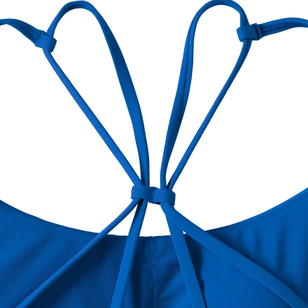 Women's Tugless QuickDry Adjustable Strappy Back Tankini Top
