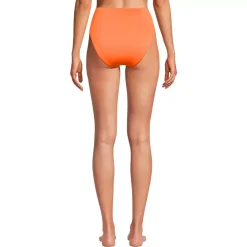 Women's Tugless QuickDry High Waisted High Leg Bikini Bottoms