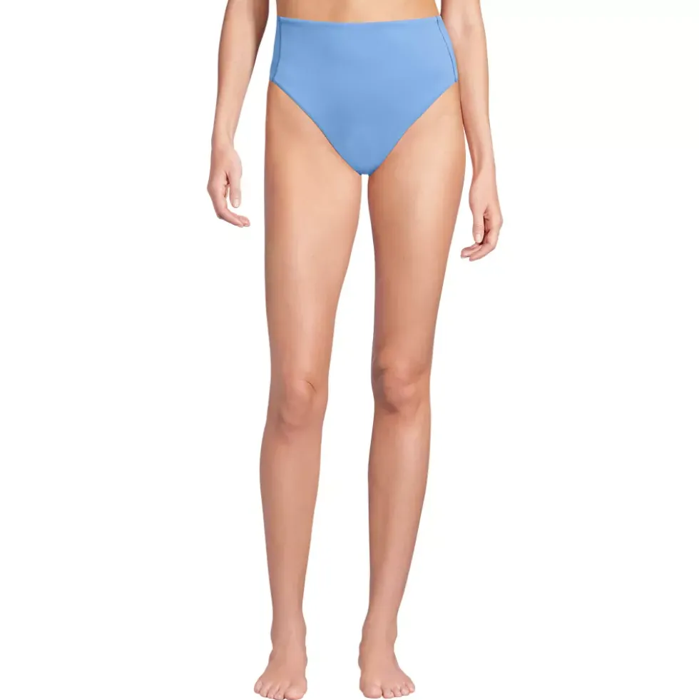 Women's Tugless QuickDry High Waisted High Leg Bikini Bottoms