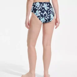 Women's Tugless QuickDry High Waisted High Leg Bikini Bottoms
