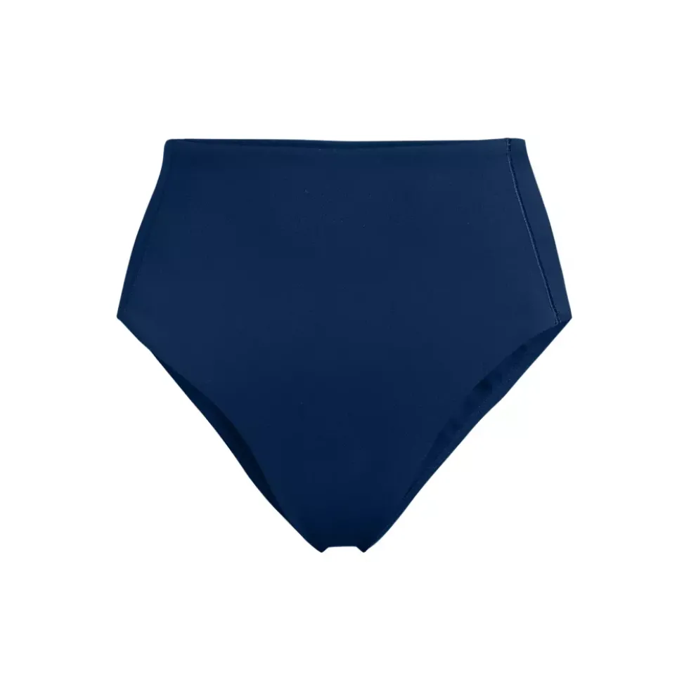 Women's Tugless QuickDry High Waisted High Leg Bikini Bottoms