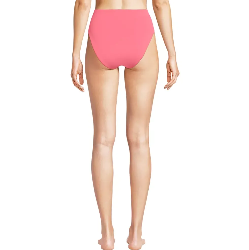 Women's Tugless QuickDry High Waisted High Leg Bikini Bottoms