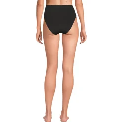 Women's Tugless QuickDry High Waisted High Leg Bikini Bottoms