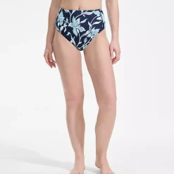 Women's Tugless QuickDry High Waisted High Leg Bikini Bottoms