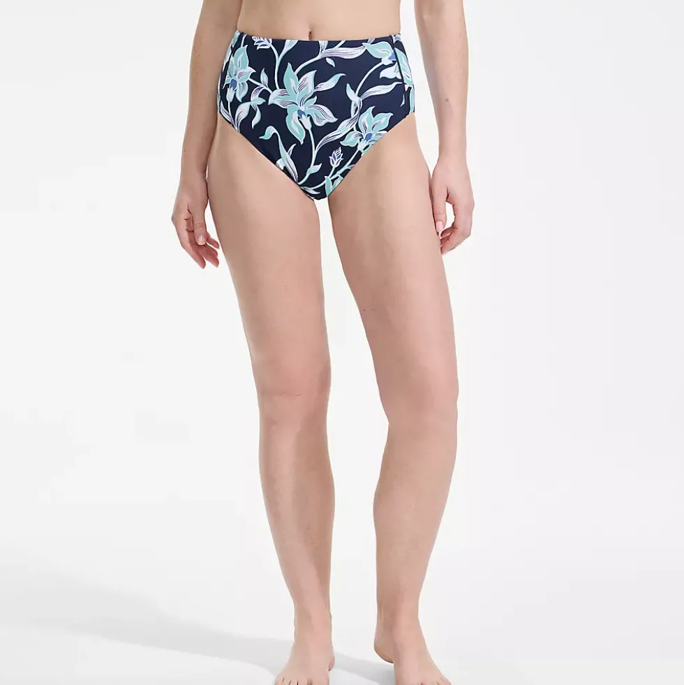 Women's Tugless QuickDry High Waisted High Leg Bikini Bottoms