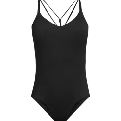 Women's Tugless QuickDry Strappy Back High Leg One Piece
