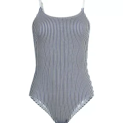 Women's Tugless Thin Strap One Piece Swimsuit