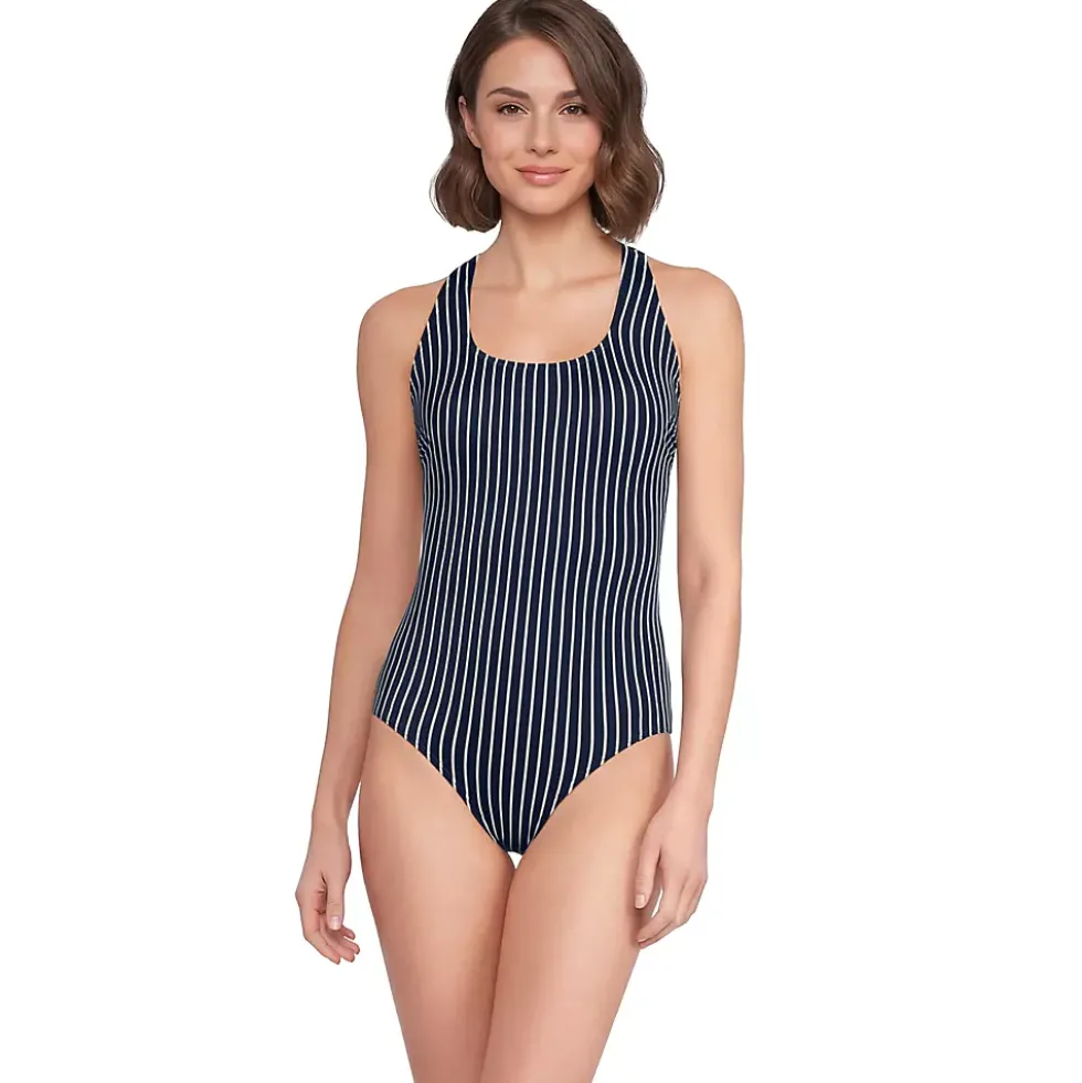 Women's Tugless X-Back One Piece Swimsuit
