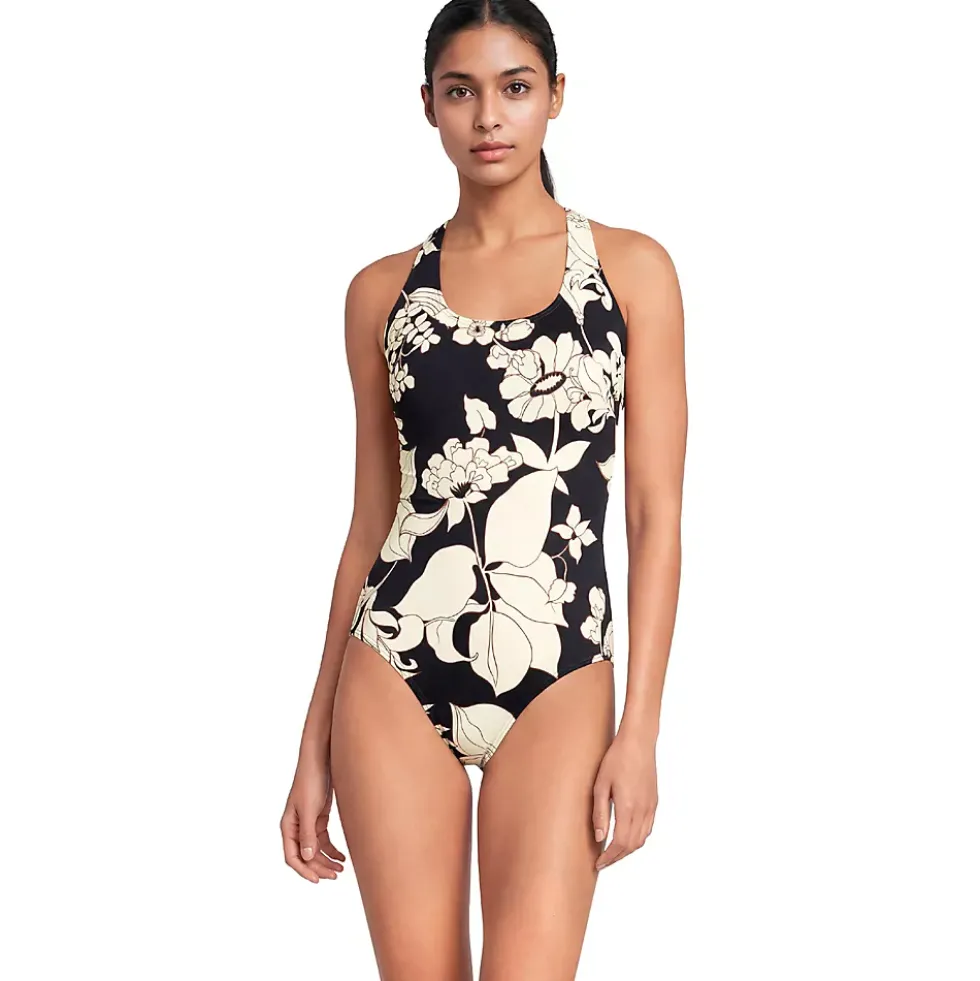 Women's Tugless X-Back One Piece Swimsuit