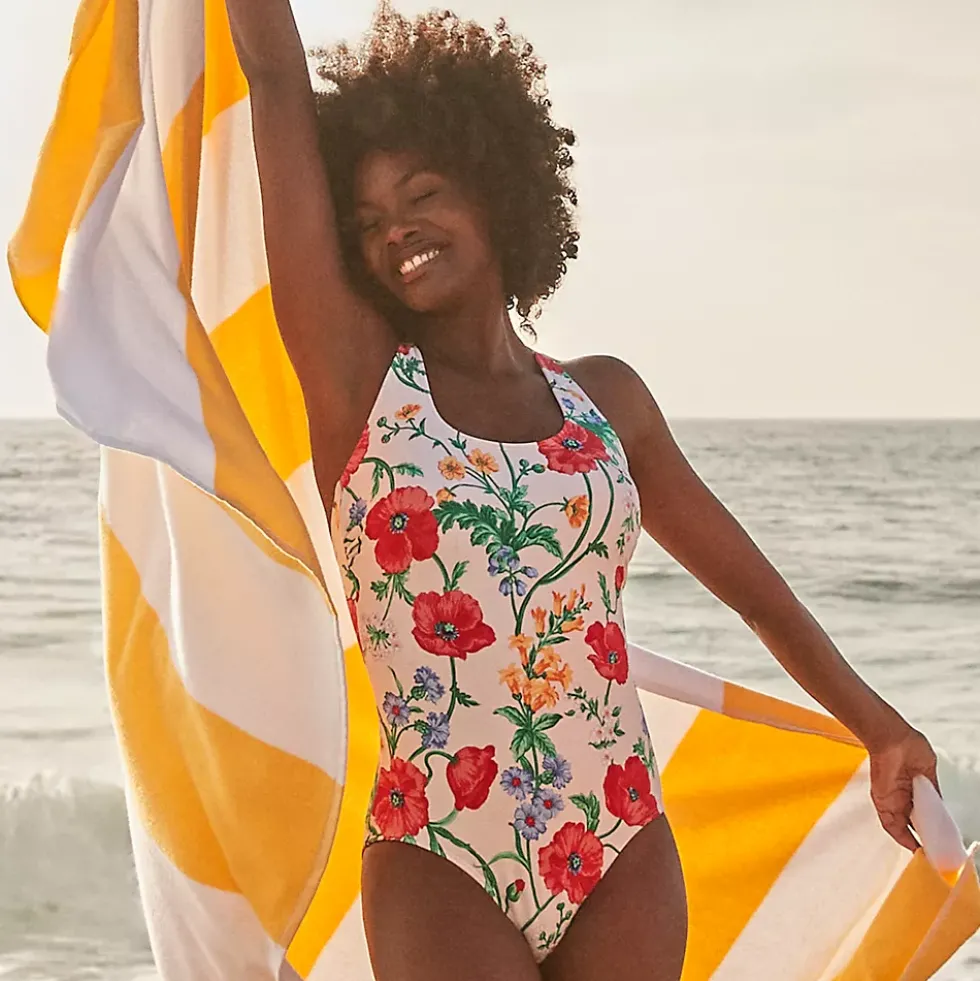 Women's Tugless X-Back One Piece Swimsuit