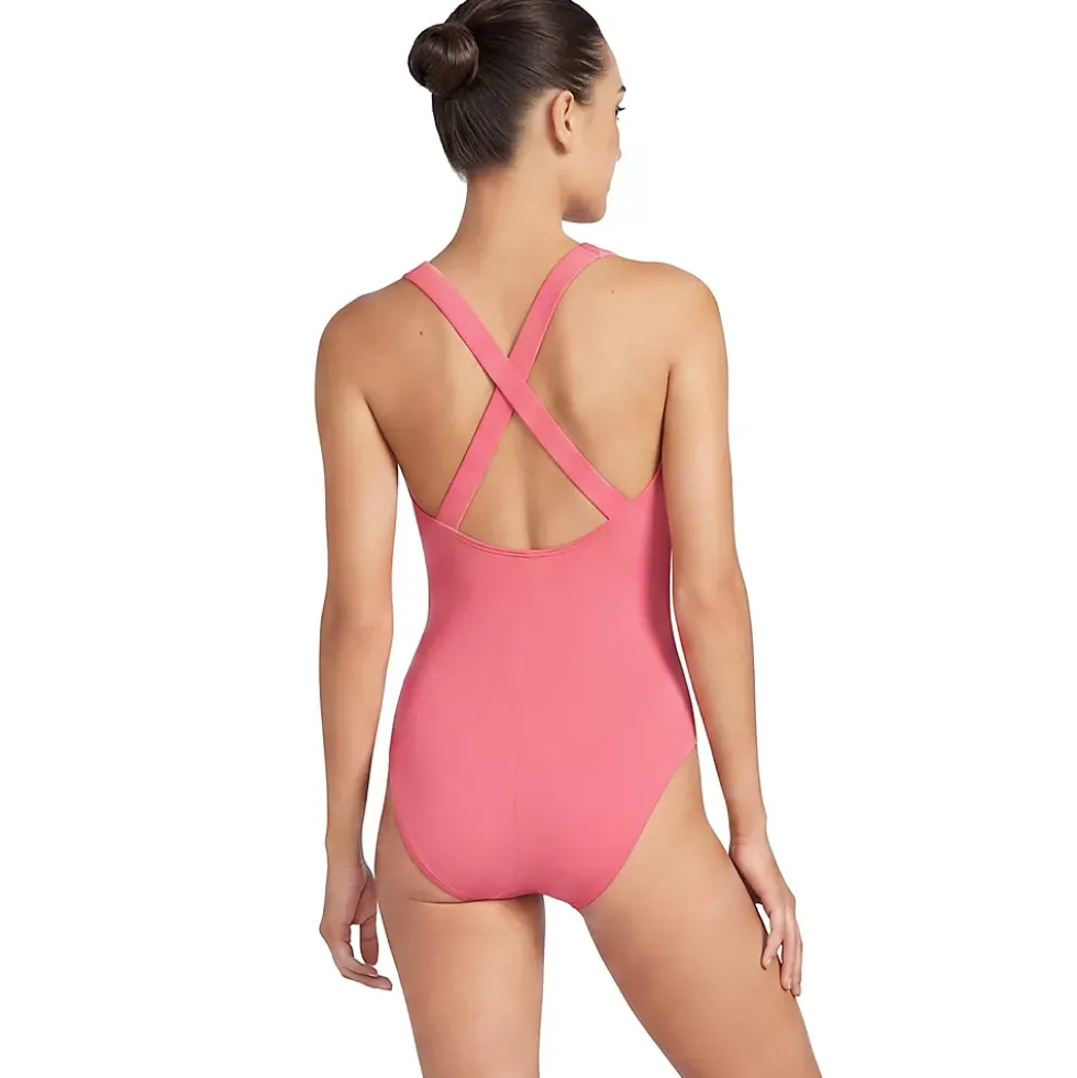 Women's Tugless X-Back One Piece Swimsuit