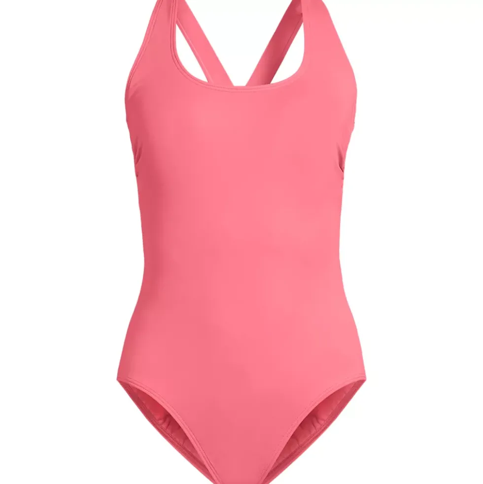 Women's Tugless X-Back One Piece Swimsuit