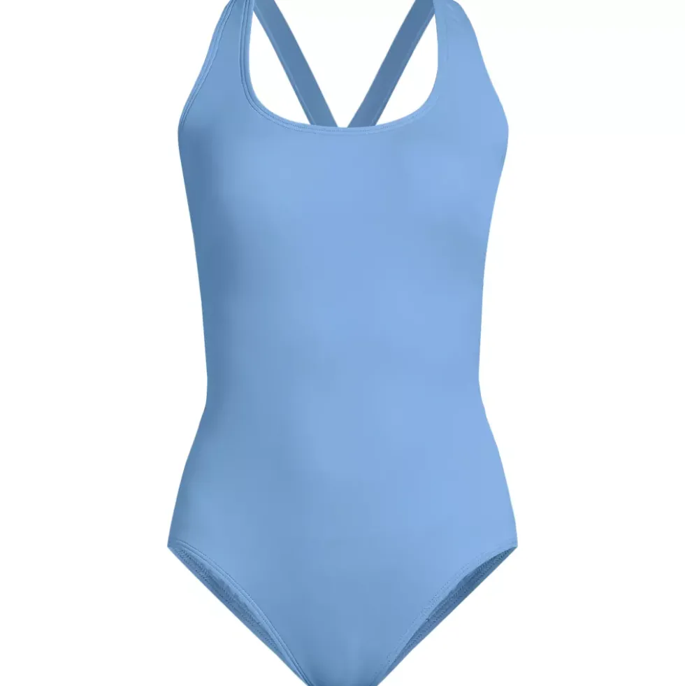 Women's Tugless X-Back One Piece Swimsuit