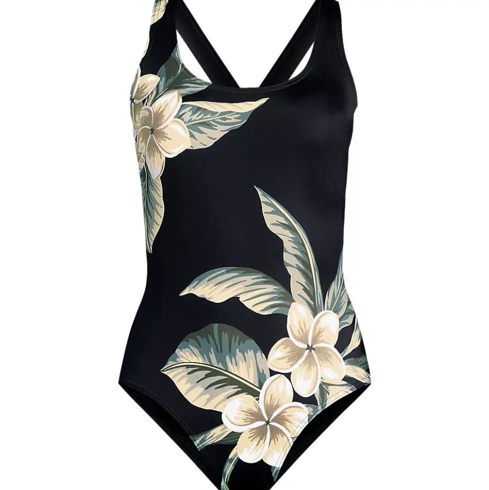 Women's Tugless X-Back One Piece Swimsuit