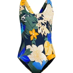 Women's Tugless X-Back One Piece Swimsuit