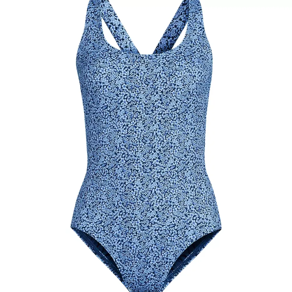 Women's Tugless X-Back One Piece Swimsuit