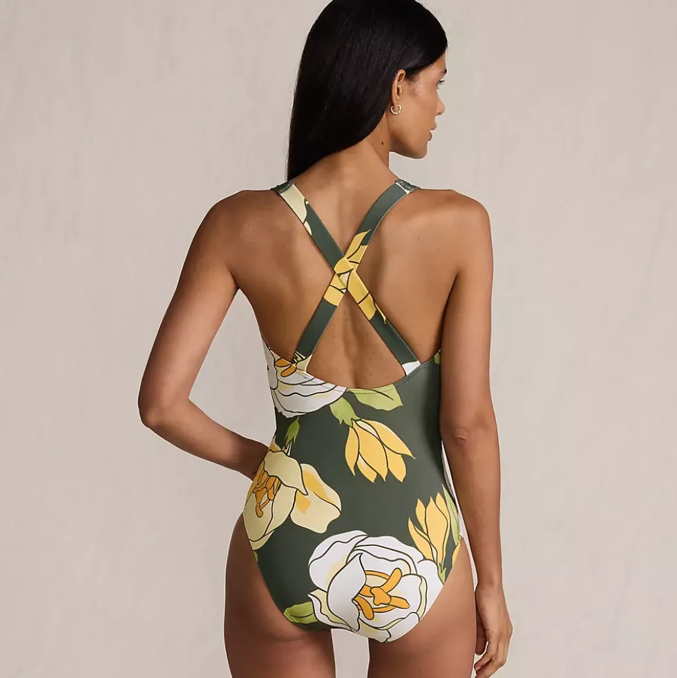 Women's Tugless X-Back One Piece Swimsuit
