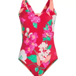 Women's Tugless X-Back One Piece Swimsuit