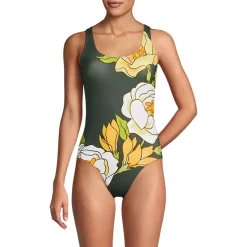 Women's Tugless X-Back One Piece Swimsuit