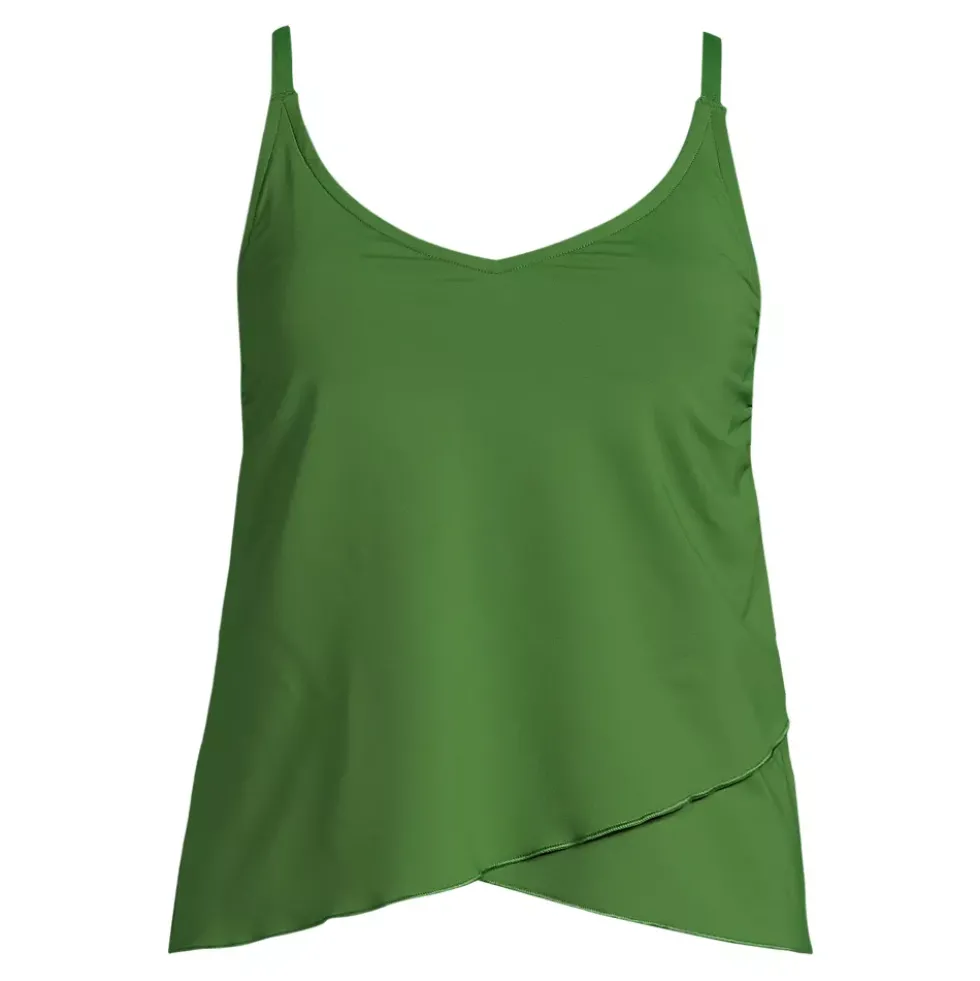 Women's Tulip Hem Tankini Top
