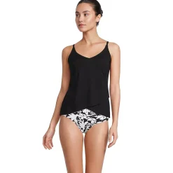 Women's Tulip Hem Tankini Top