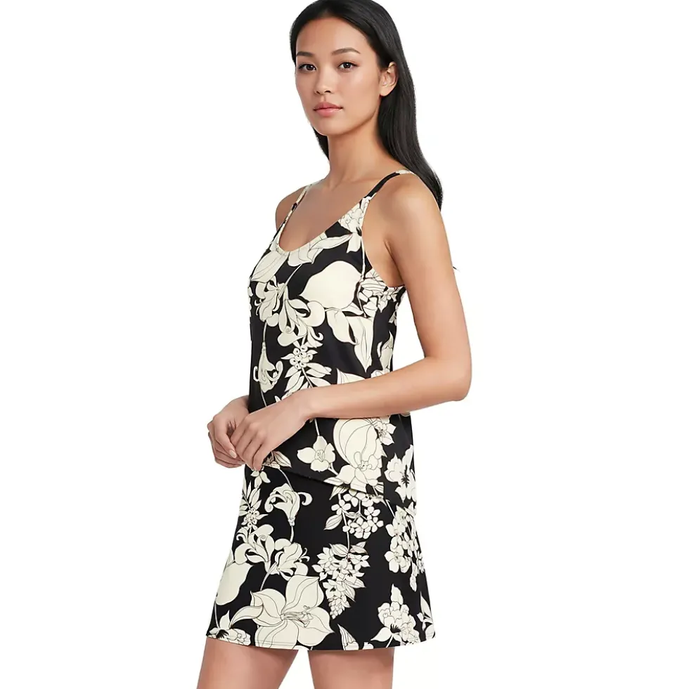 Women's Tulip Hem Tankini Top