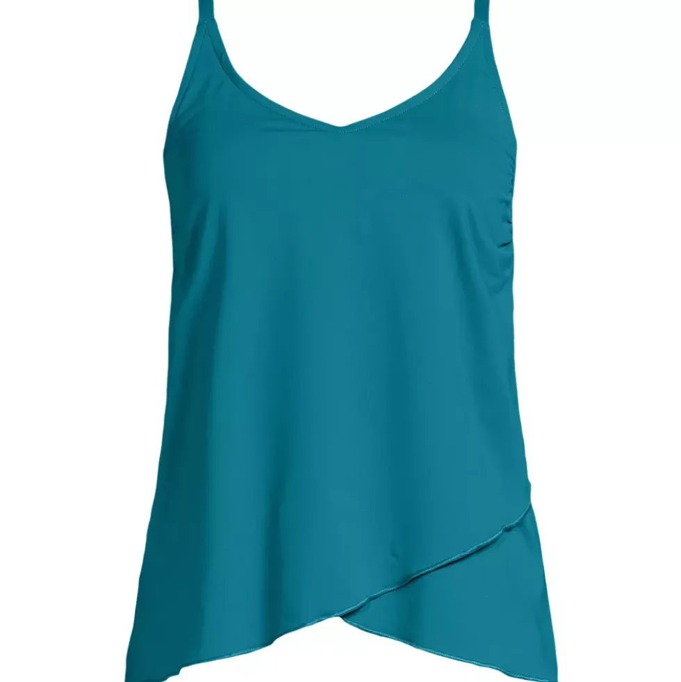 Women's Tulip Hem Tankini Top