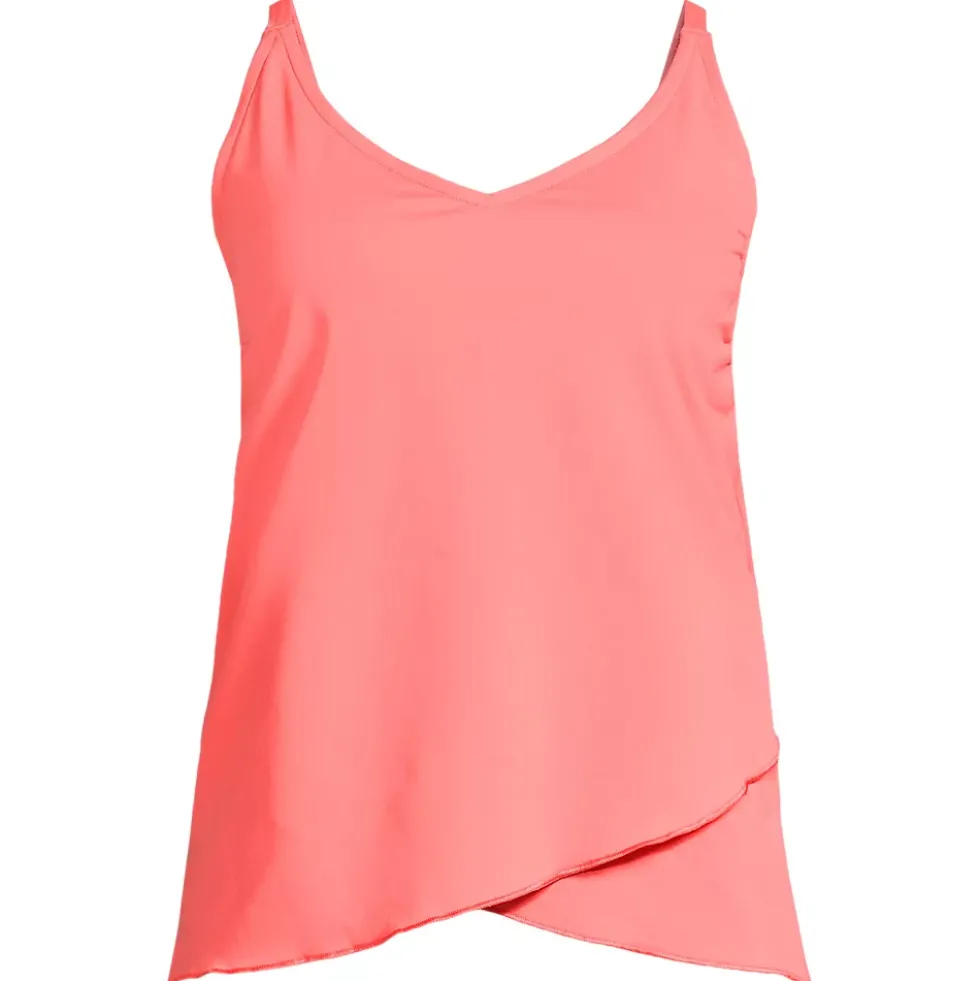 Women's Tulip Hem Tankini Top