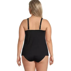 Women's Tulip Hem Tankini Top