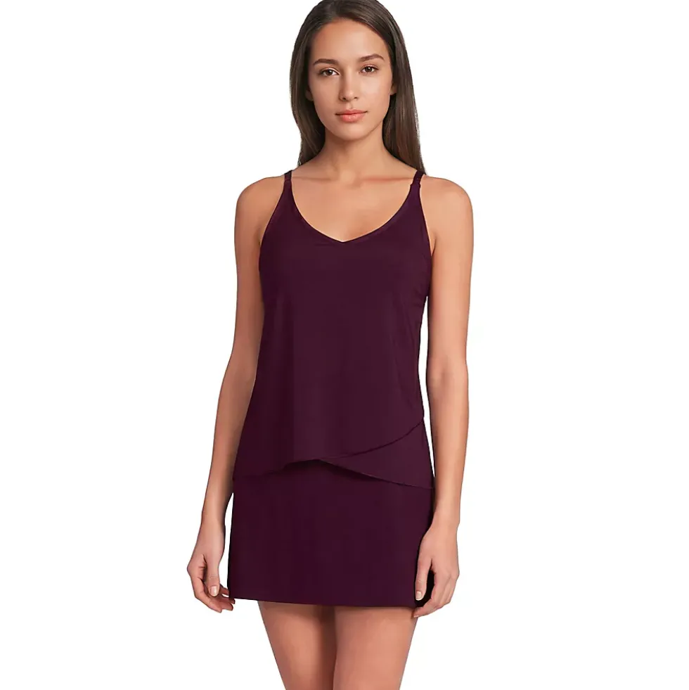 Women's Tulip Hem Tankini Top