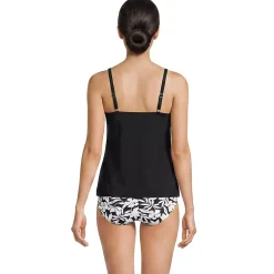 Women's Tulip Hem Tankini Top
