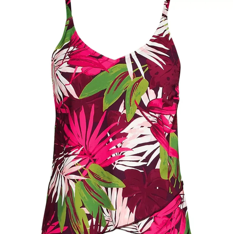 Women's Tulip Hem Tankini Top