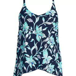 Women's Tulip Hem Tankini Top